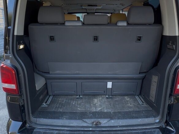 2011 Volkswagen Multivan T5 Рестайлинг, чёрный - вид 5