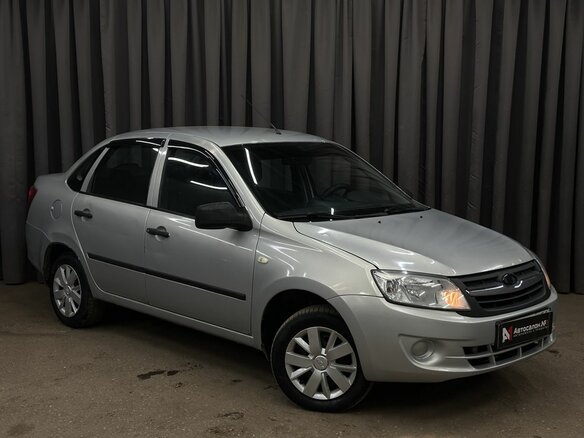 2013 Lada (ВАЗ) Granta I, серебристый - вид 1