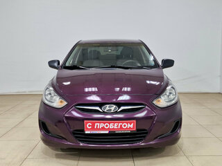 2012 Hyundai Solaris I, фиолетовый, 645000 рублей, вид 2