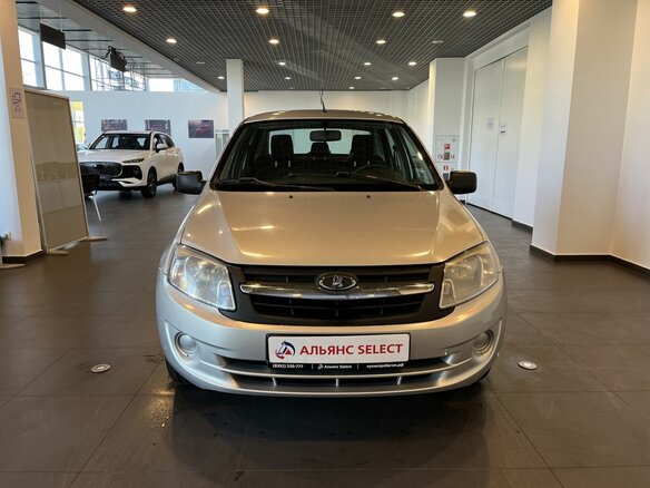2014 Lada (ВАЗ) Granta I, серебристый, 451000 рублей - вид 7