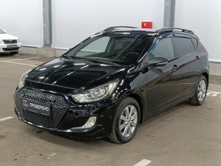 2012 Hyundai Solaris I, чёрный, 770000 рублей, вид 1