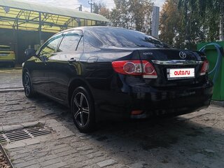 2012 Toyota Corolla X (E140, E150) Рестайлинг, чёрный, 980000 рублей, вид 4