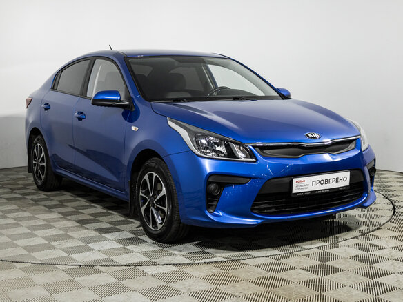 2020 Kia Rio IV, синий, 1579777 рублей - вид 2