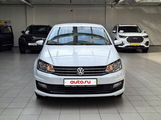 2020 Volkswagen Polo V Рестайлинг, белый, 1195000 рублей, вид 2