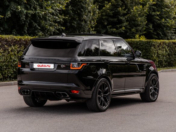2021 Land Rover Range Rover Sport SVR II Рестайлинг, чёрный, 7350000 рублей - вид 10