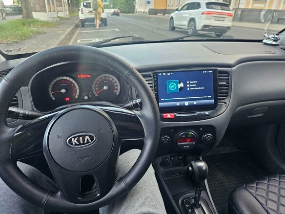 2010 Kia Rio II Рестайлинг, синий - вид 6
