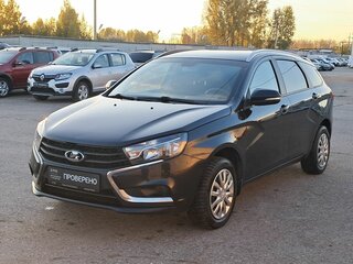 2019 Lada (ВАЗ) Vesta SW I, чёрный, 899000 рублей, вид 1