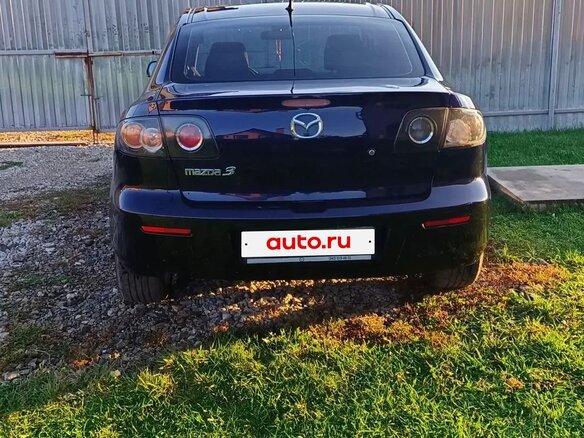 2008 Mazda 3 I (BK) Рестайлинг, синий - вид 3