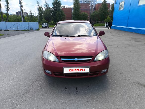2011 Chevrolet Lacetti I, красный, 350000 рублей - вид 4