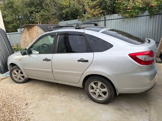 2014 Lada (ВАЗ) Granta I, серебристый, 385000 рублей, вид 4