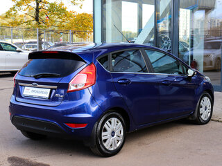 2015 Ford Fiesta Mk6 Рестайлинг, синий, 647000 рублей, вид 4