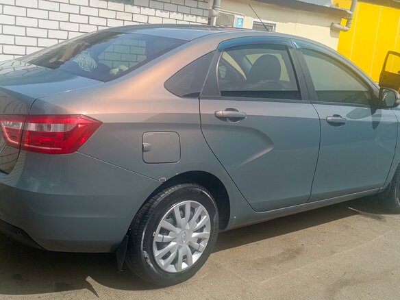 2016 Lada (ВАЗ) Vesta I, серый, 650000 рублей - вид 4