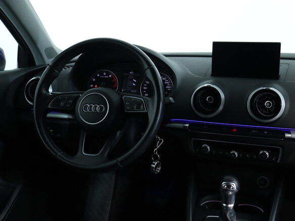 2017 Audi A3 III (8V) Рестайлинг, синий, 1747900 рублей - вид 12