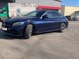 2018 Mercedes-Benz C-Класс 200 IV (W205) Рестайлинг, синий, 2400000 рублей, вид 2
