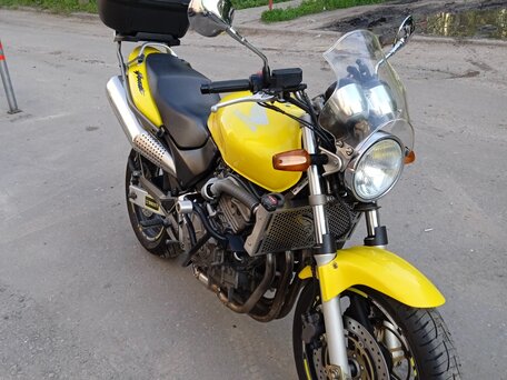 2002 Honda CB 600F Hornet, жёлтый, 360000 рублей, вид 2