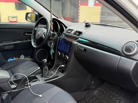 2008 Mazda 3 I (BK) Рестайлинг, белый, 600000 рублей - вид 8