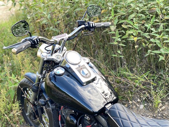 1997 Harley-Davidson Dyna Super Glide, чёрный, 600000 рублей