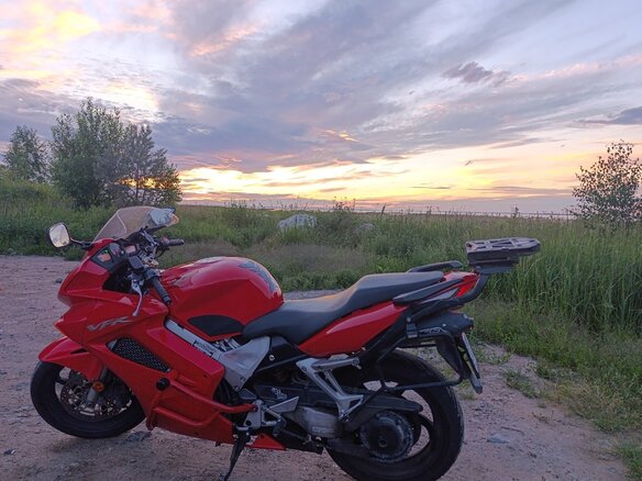 2001 Honda VFR 800, красный, 465000 рублей - вид 5