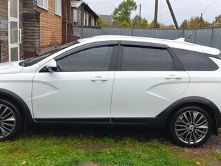 2017 Lada (ВАЗ) Vesta SW Cross I, белый, 1100000 рублей, вид 4