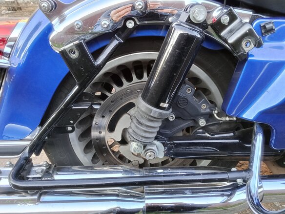 2010 Harley-Davidson Road King, синий, 1250000 рублей - вид 17
