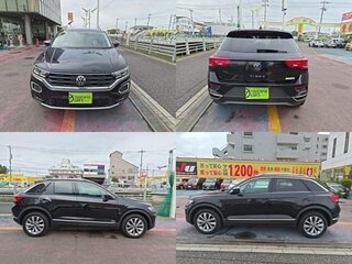 2022 Volkswagen T-Roc I Рестайлинг, чёрный, 1290000 рублей, вид 1