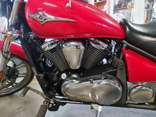 2008 Kawasaki VN900 Vulcan, красный, 455000 рублей, вид 5