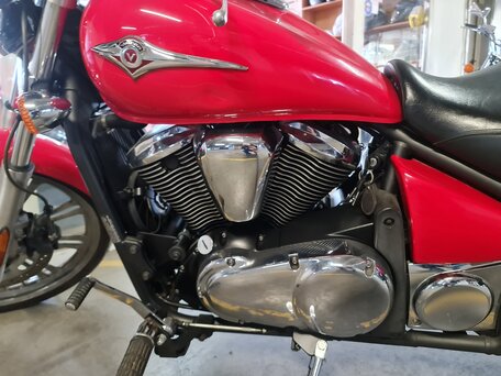 2008 Kawasaki VN900 Vulcan, красный, 455000 рублей, вид 5