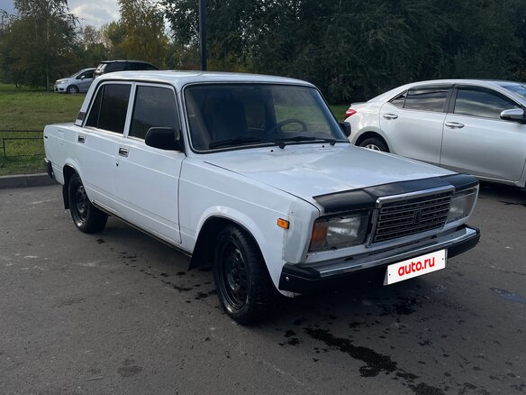 2004 Lada (ВАЗ) 2107, белый, 130000 рублей