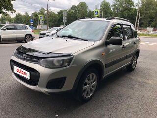 2015 Lada (ВАЗ) Kalina Cross II, серебристый, 415000 рублей, вид 2