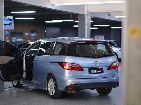 2013 Mazda 5 II (CW), голубой - вид 8