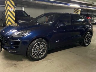 2017 Porsche Macan S Diesel I, синий, 4800000 рублей, вид 3