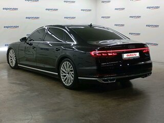 2018 Audi A8 Long 55 TFSI IV (D5), чёрный, 4054600 рублей, вид 4