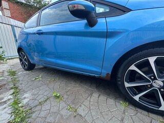 2008 Ford Fiesta Mk6, голубой, 620000 рублей, вид 5