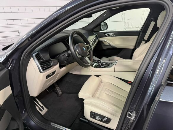 2020 BMW X6 40d III (G06), серый, 8780000 рублей - вид 13