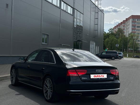 2014 Audi A8 Long III (D4), чёрный, 1850000 рублей - вид 5