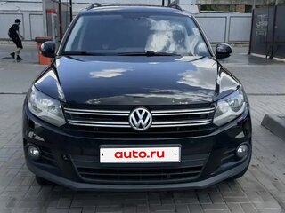 2014 Volkswagen Tiguan I Рестайлинг, чёрный, 1300000 рублей, вид 2