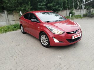 2015 Hyundai Elantra V (MD) Рестайлинг, красный, 1110000 рублей, вид 3