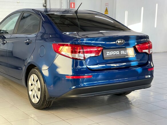 2015 Kia Rio III Рестайлинг, синий, 959000 рублей - вид 6