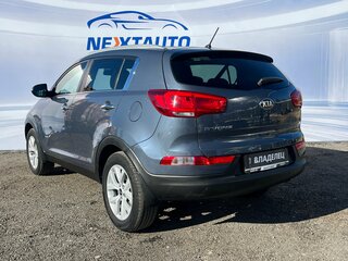 2014 Kia Sportage III Рестайлинг, синий, 1480800 рублей, вид 3