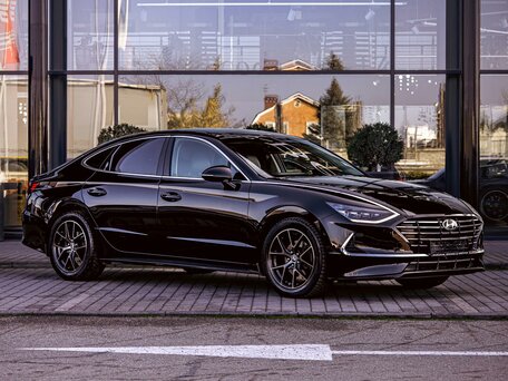 2021 Hyundai Sonata VIII (DN8), чёрный, 2195000 рублей, вид 3