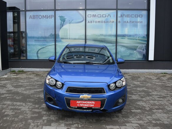 2013 Chevrolet Aveo II, синий - вид 1
