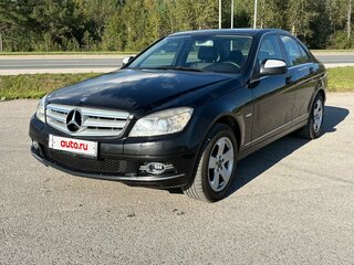 2008 Mercedes-Benz C-Класс 200 III (W204), чёрный, 900000 рублей, вид 1