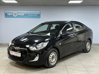2011 Hyundai Solaris I, чёрный, 623000 рублей, вид 1