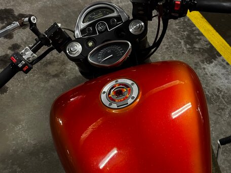 2009 Yamaha XV 1700 Warrior, оранжевый, 1124000 рублей, вид 5