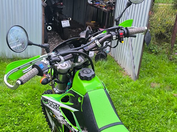 1999 Kawasaki KLX 250, зелёный, 250000 рублей - вид 8