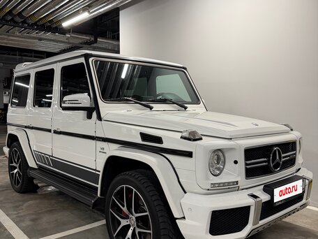 2016 Mercedes-Benz G-Класс AMG 63 AMG I (W463) Рестайлинг 3, белый, 9200000 рублей, вид 3