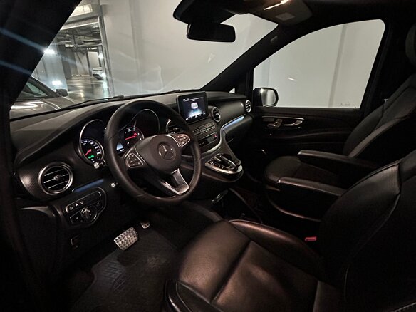 2019 Mercedes-Benz V-Класс Extra Long 250 d экстра длинный III (W447) Рестайлинг, чёрный, 9200000 рублей - вид 3