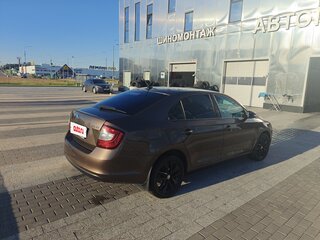 2017 Skoda Rapid I Рестайлинг, коричневый, 1250000 рублей, вид 4
