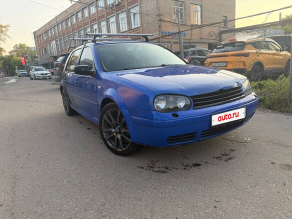2000 Volkswagen Golf IV, синий, 270000 рублей - вид 1