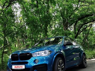 2019 BMW X6 30d II (F16), голубой, 5400000 рублей, вид 1